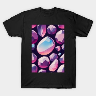 Jewel Pattern - Pink Quartz, for a bit of luxury in your life! #4 T-Shirt